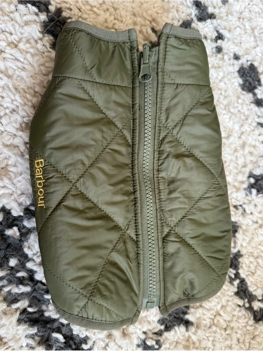 Barbour reversible dog Jacket - Olive Green